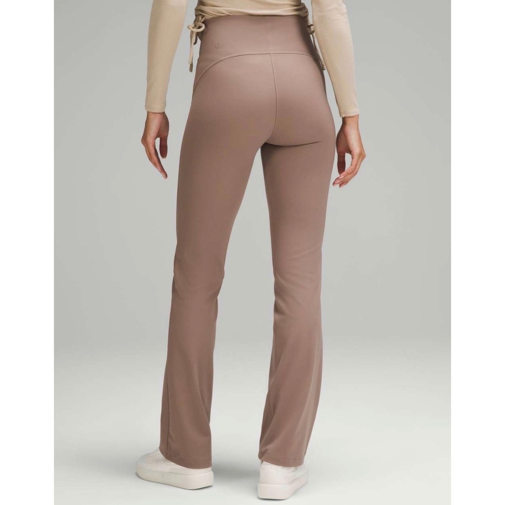 Lululemon Smooth Fit Pull-On High-Rise Pant Regular Taupe Women 6 W5GHAS Casual